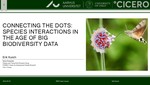 Connecting the Dots - Species Interactions in the Age of Big Biodiversity Data